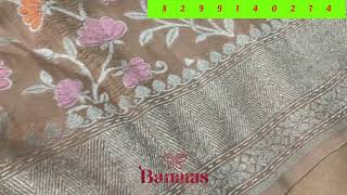 Banarasi handloom 💯 pure tusser khaddi tilfi sarees