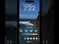 Ios26 dynamic clock resize feature. #apple #ios #ios18 #ios26 #iphone #technology #ios #android