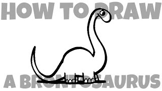How to Draw a Brontosaurus