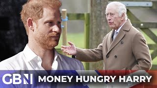 Prince Harry’s olive branch EXPOSED as latest attempt to PROFIT from King Charles’ illness