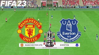 FIFA 23 | Manchester United vs Everton - Emirates FA Cup - PS5 Full Gameplay