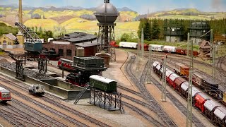 Massive HO Scale Model Railway by EMK: Automated Train Operations in Stunning Landscape! Scale 1:87