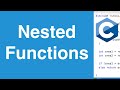 Nested Functions | C Programming Tutorial