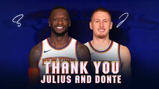 Julius Randle \u0026 DiVincenzo Tribute Video by New York Knicks ❤️