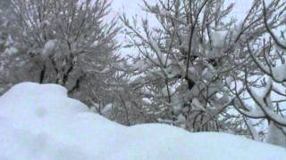 neige en kabylie: la région de michelet