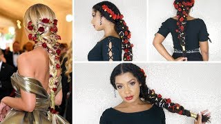 How To Do A Flower Braid Hair Tutorial