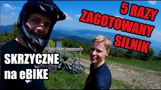 Trudne decyzje ebikers'ów - przemyślania po wjeździe na Skrzyczne 1257 m 😎