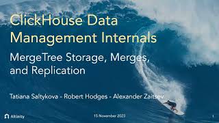 ClickHouse Data Management Internals — Understanding MergeTree Storage, Merges,