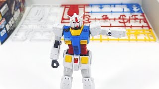 【コマ撮り】HGGTO ガンダム【オリジン Ver.】をコマ撮りで作ってみました。(使用された写真 : 1600枚)