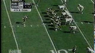 Brad Banks to Dallas Clark for the Win. 2002 Iowa Hawkeyes