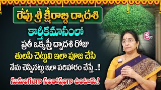 Ramaa Raavi : క్షీరాబ్ది ద్వాదశి విశిష్టత | Karthika Dwadasi Upavasam, Pooja Vidhanam | SumanTV