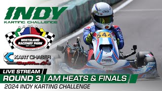 2024 Indy Karting Challenge Round 3 | Whiteland, IN | Pre Finals & Finals AM Gro