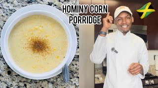 🥣🇯🇲 Traditional Jamaican Golden Hominy Corn Porridge | Creamy, Sweet & Comforting Recipe