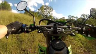 Kawasaki KLX 250 Trail riding