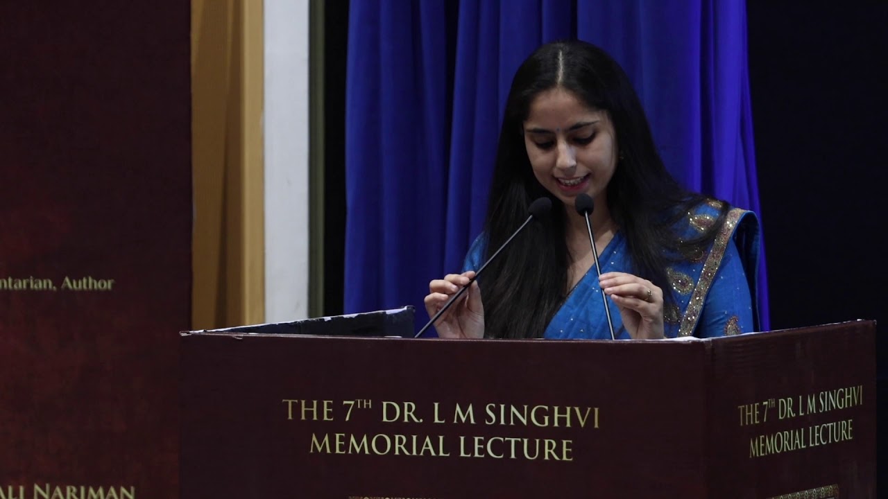 The 7th Dr L M Singhvi Memorial Lecture; Full Function With 10 Min ...