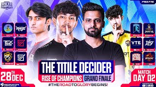 🔴DECIDER DAY ||GRAND FINALS ||RAAD YT🇧🇩,MAFIAS🇮🇳,HS🇵🇰,ELITE🇮🇳,RZX🇵🇰||RISE OF CHAMPIONS S1