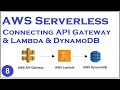 Crash Course AWS Serverless - Part 8 | Connecting API Gateway Lambda and DynamoDB | yusy4code