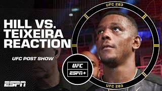 Reaction to Jamahal Hill’s win vs. Glover Teixeira at UFC 283 | UFC Post Show