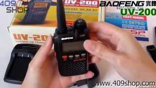 BAOFENG UV-200 136-174/400-470Mhz mini radio