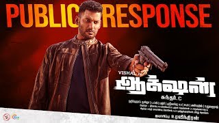 Action - Public Response | In Theatres From Today | Vishal | Hiphop Tamizha | Sundar.C