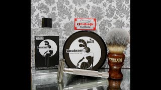 Parker Semi Slant, PAA Speakeasy soap and aftershave