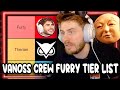 Terroriser Reacts to the Vanoss Crew Furry Tier List