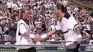 Lleyton Hewitt vs Patrick Rafter 1999 Sydney R1 Highlights