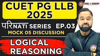 CUET PG LLB 2025 || COQP 11 || Logical Reasoning || Important Questions \u0026 Discussion