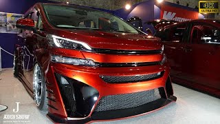 (4K)WAGONIST TOYOTA 30 VELLFIRE custom - OSAKA AUTO MESSE 2018