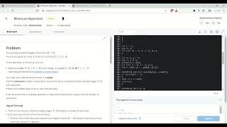 Minimum Operation ||codechef solution today \\ code in comment