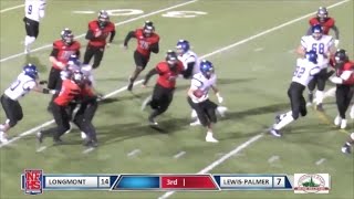 BONUS: LEWIS-PALMER OVER LONGMONT HIGHLIGHTS - 3A - PLAYOFFS - FOOTBALL AMERICA