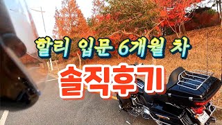 할리 바이크입문 6개월 차 초보 라이더 수다떨기