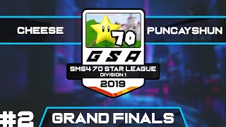 CLG cheese vs puncayshun | PACE2019 Grand Finals Race 2 | GSA SM64 70 Star Speedrun League D1 S1