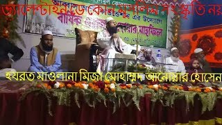 ভ্যালেন্টাইন ডে কোন মুসলিম সংস্কৃতি নয়/বাংলা ওয়াজ/হযরত মাওলানা মির্জা মোহাম্মদ আনোয়ার হোসেন