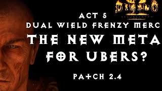 New Act 5 Dual Wield Frenzy Mercenary for UBERS? Uber Tristram Diablo 2 Resurrected Patch 2.4 PTR