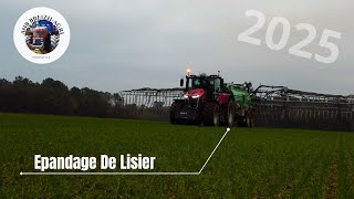 Epandage de Lisier sur céréales 2025