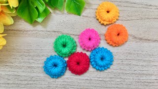 Crochet Button | How to Crochet Buttons tutorial | Quick and easy Crochet button