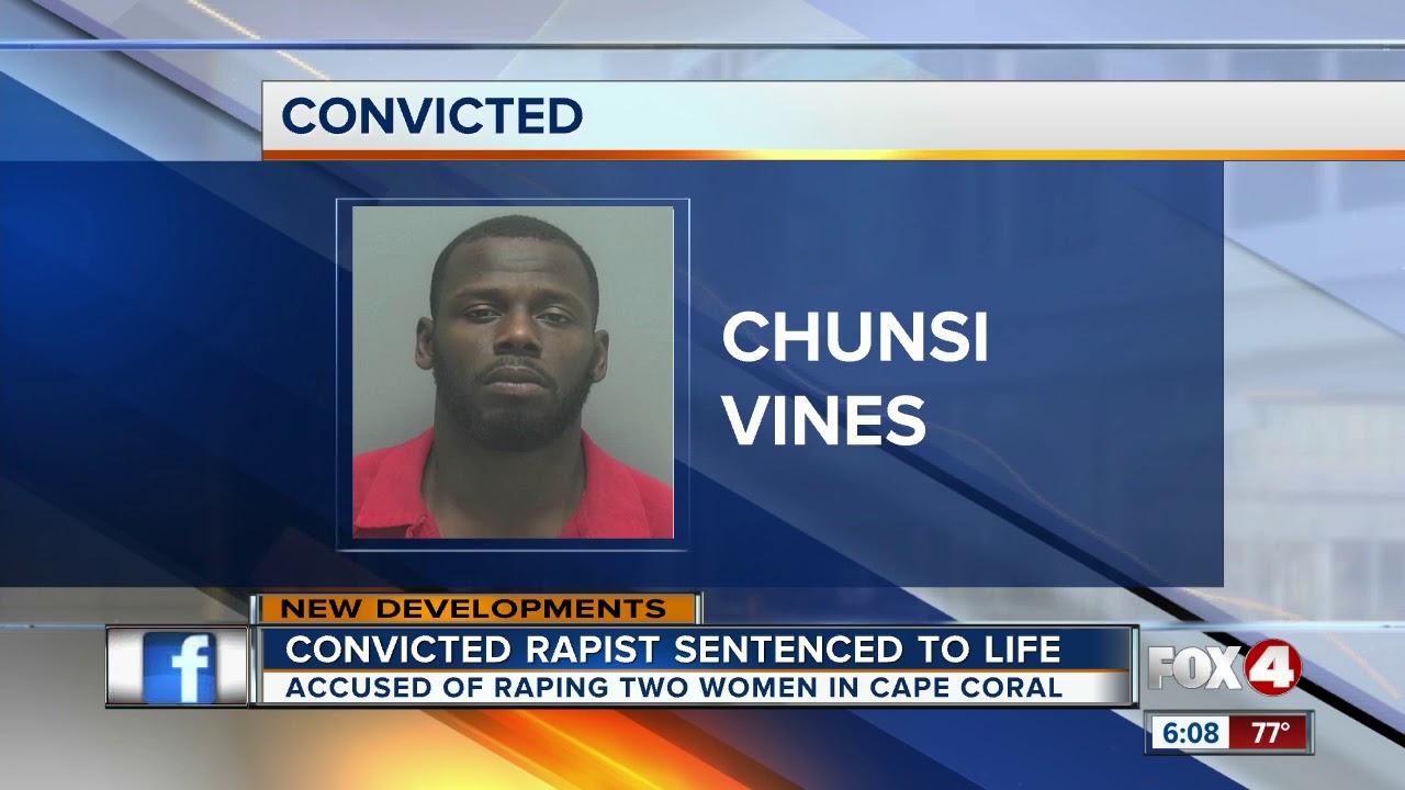 Convicted Rapist Sentenced To Life In Prison In Lee County - YouTube