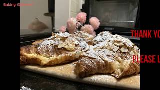 Delicious Double Baked Almond Croissant