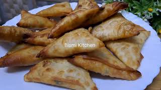 കുറഞ്ഞ ചേരുവയിൽ 2 variety സമൂസ 👌 || Bismi Kitchen || Snack Recipe || Samoosa