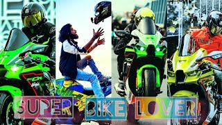 Super Bike viral videos { Super Bike  Kawasaki  Ninja zx10r } Super Bike Lover.....