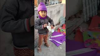 Es bache ne to patang fad di #shortvideo #patang #patangkite #viralvideos #youtubeshorts