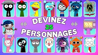 Devinez les personnages de d'INCREDIBOX SPRUNKI PHASE 4😀️🎵Glitch🖤Simon💛SnowMan🥶Devinez La Voix😍