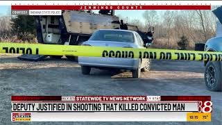 Jennings County deputy justified in shooting that killed convicted man
