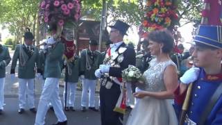 Schützenfest in Büttgen 2017 Regiments-Abnahme durch S.M. Rudi 1. am 26. Juni 2017