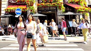 Paris, France 🇨🇵 🔥- Hot Sunny weekend in Paris | 4K HDR |  4K Paris