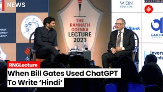 When Bill Gates used ChatGPT To Write In Hindi | Rapid Fire