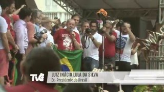 Em Fortaleza, Lula reforça defesa do mandato de Dilma Rousseff