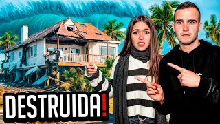 UN TSUNAMI HA DESTRUIDO NUESTRA CASA...