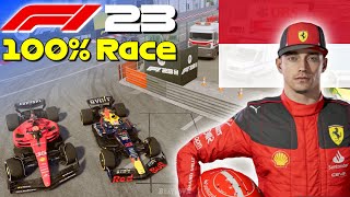 F1 23 - Let's Make Leclerc World Champion #7: 100% Race Monaco